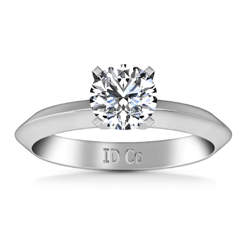 Silicone Women's Rings for a Comfortable and Durable OptionRound Diamond Solitaire Engagement Ring Knife Edge Round Diamond Diamond 14K White Gold Silicone Women's Rings for a Comfortable and Durable OptionRound Diamond Solitaire Engagement Ring Knife Edge Round Diamond Diamond 14K White Gold