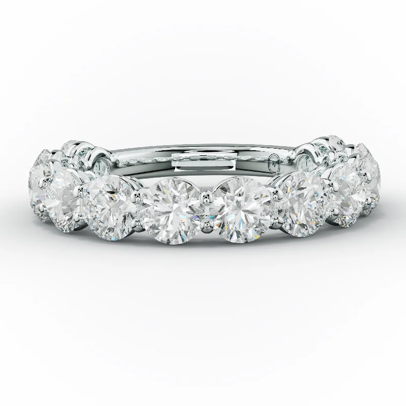 Anniversary rings with a hidden diamond in the band3.0 Carat Round Diamond Anniversary Band Anniversary rings with a hidden diamond in the band3.0 Carat Round Diamond Anniversary Band