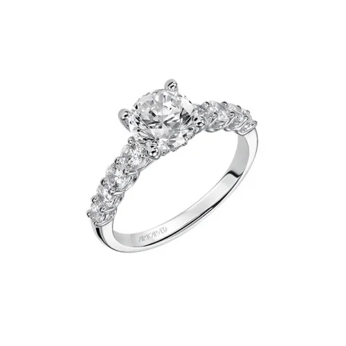 Men's Peridot Engagement Rings in 14K Gold - Filled Metal with a Micro - Pave SettingArtcarved Engagement Ring 31-V508FRW-E Men's Peridot Engagement Rings in 14K Gold - Filled Metal with a Micro - Pave SettingArtcarved Engagement Ring 31-V508FRW-E