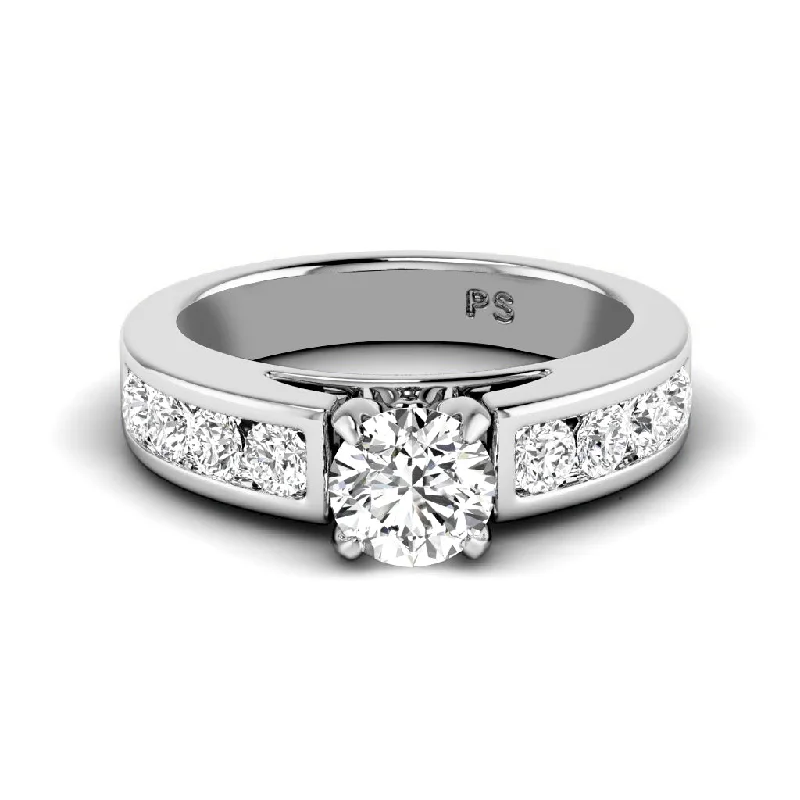 Men's Aquamarine Engagement Rings in 9K Gold with a Bezel - Set Stone0.80-1.95 CT Round Cut Diamonds - Engagement Ring Men's Aquamarine Engagement Rings in 9K Gold with a Bezel - Set Stone0.80-1.95 CT Round Cut Diamonds - Engagement Ring