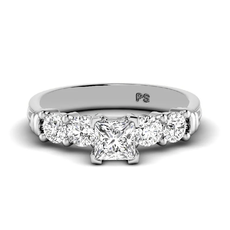 Men's Emerald Engagement Rings with 14K Yellow Gold and Vintage - Style Filigree0.90-2.05 CT Round & Princess Cut Diamonds - Engagement Ring Men's Emerald Engagement Rings with 14K Yellow Gold and Vintage - Style Filigree0.90-2.05 CT Round & Princess Cut Diamonds - Engagement Ring