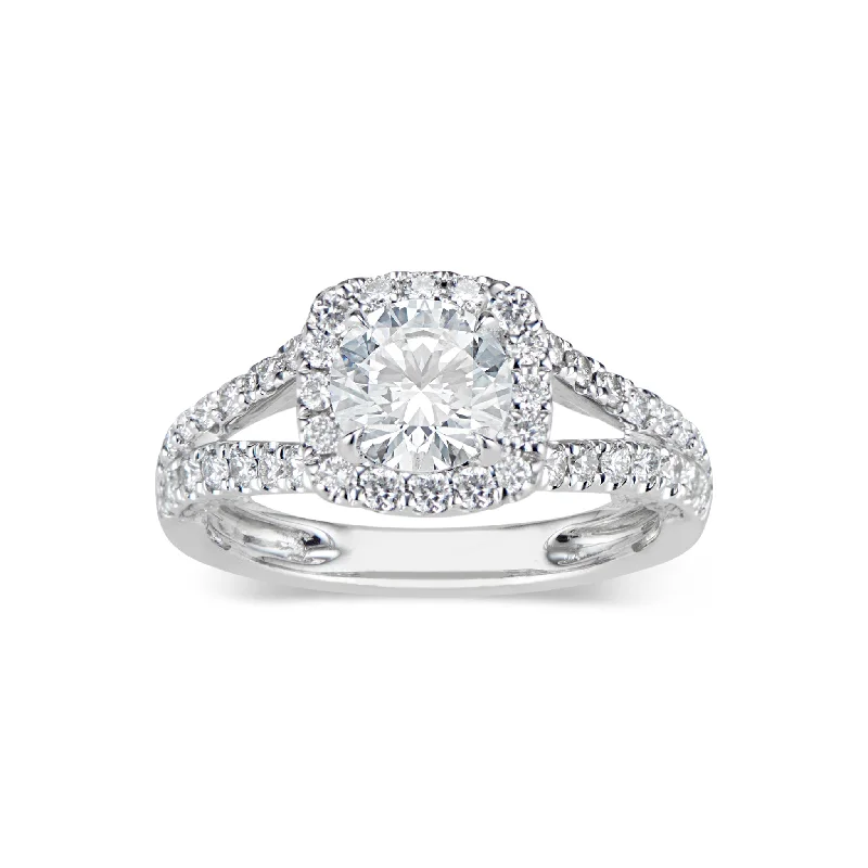 Men's Malachite Engagement Rings in 14K Gold with a Carved Stone CenterpieceCushion Halo Diamond Engagement Ring with Split Shank & Diamond Bridge Men's Malachite Engagement Rings in 14K Gold with a Carved Stone CenterpieceCushion Halo Diamond Engagement Ring with Split Shank & Diamond Bridge