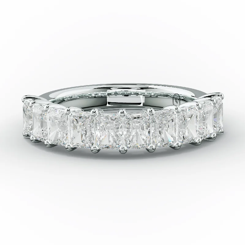 Anniversary rings with a diamond - and - sapphire combination2.0 Carat Radiant Diamond Anniversary Band Anniversary rings with a diamond - and - sapphire combination2.0 Carat Radiant Diamond Anniversary Band