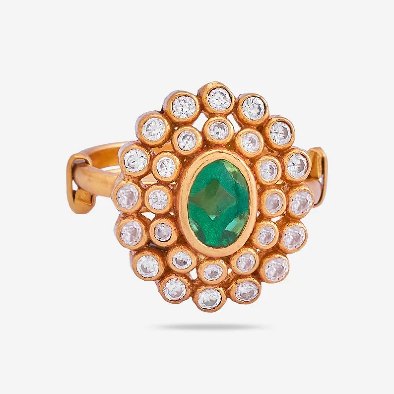 Silver Temple Finger Ring 164673