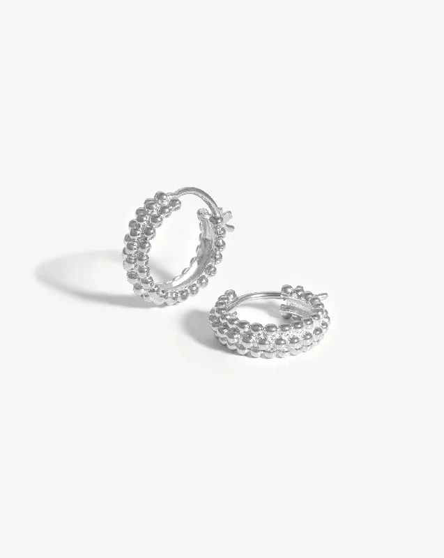 Statement hoop earringsMini Baya Hoop Earrings