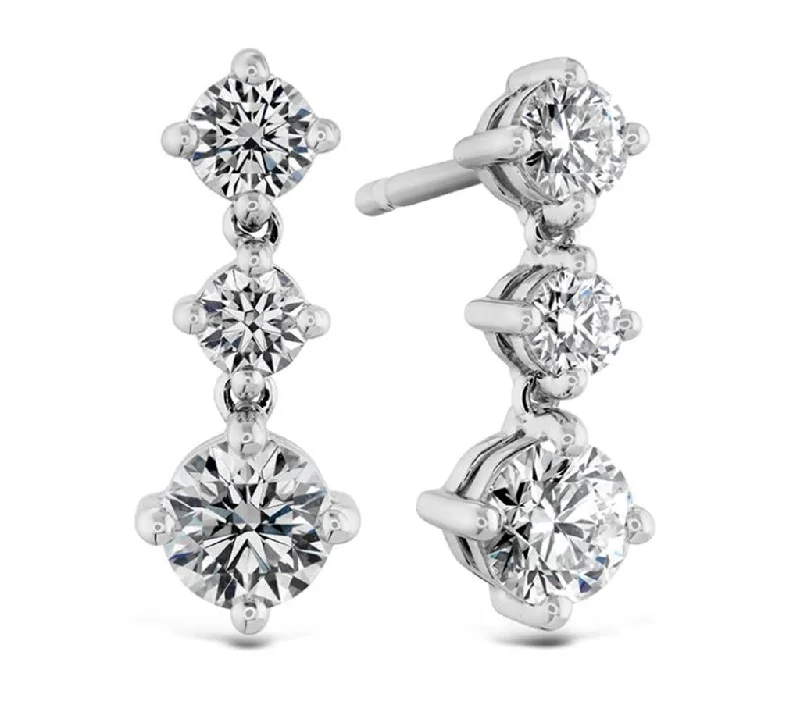 Men's Tanzanite Engagement Rings in Palladium with a Three - Stone ArrangementHeats On Fire Diamond Cascade Drop Earrings Men's Tanzanite Engagement Rings in Palladium with a Three - Stone ArrangementHeats On Fire Diamond Cascade Drop Earrings