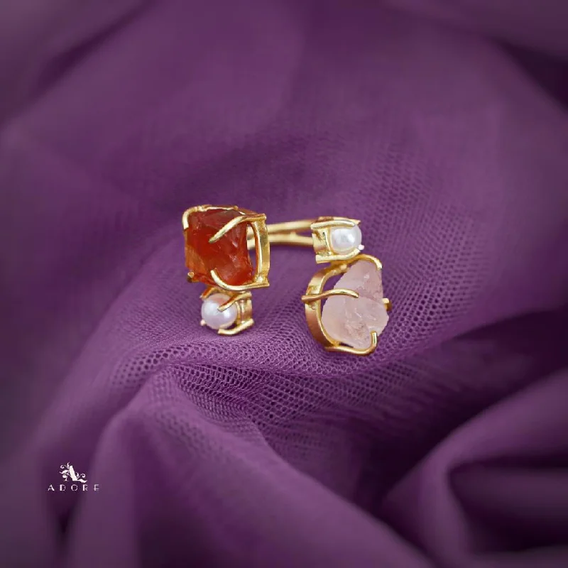 Carnelian + Rose Quartz