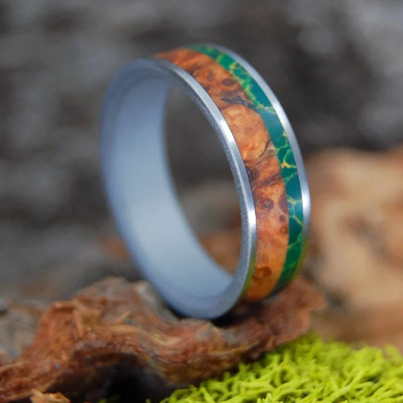 Interlocking Band Women's Rings in White Gold for a Modern DesignHold My Hand Sandblasted And Satin | Men's Egyptian Jade, Wood & Titanium Wedding Ring Interlocking Band Women's Rings in White Gold for a Modern DesignHold My Hand Sandblasted And Satin | Men's Egyptian Jade, Wood & Titanium Wedding Ring
