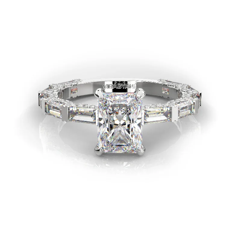 Men's Turquoise Engagement Rings in 925 Silver with a Southwestern - Inspired BandFrancesca Radiant Diamond Engagement Ring Men's Turquoise Engagement Rings in 925 Silver with a Southwestern - Inspired BandFrancesca Radiant Diamond Engagement Ring
