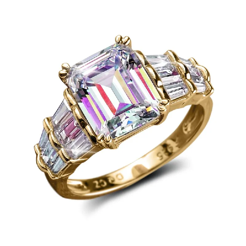 Enamel - Coated Women's Rings in Bright, Bold ColorsGolden Palace Ring