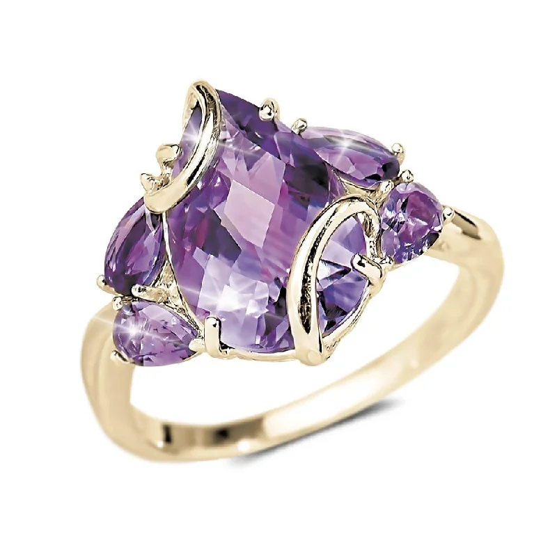 Women's Rings with Birthstones for a Personalized TouchAmethyst Vine Ring