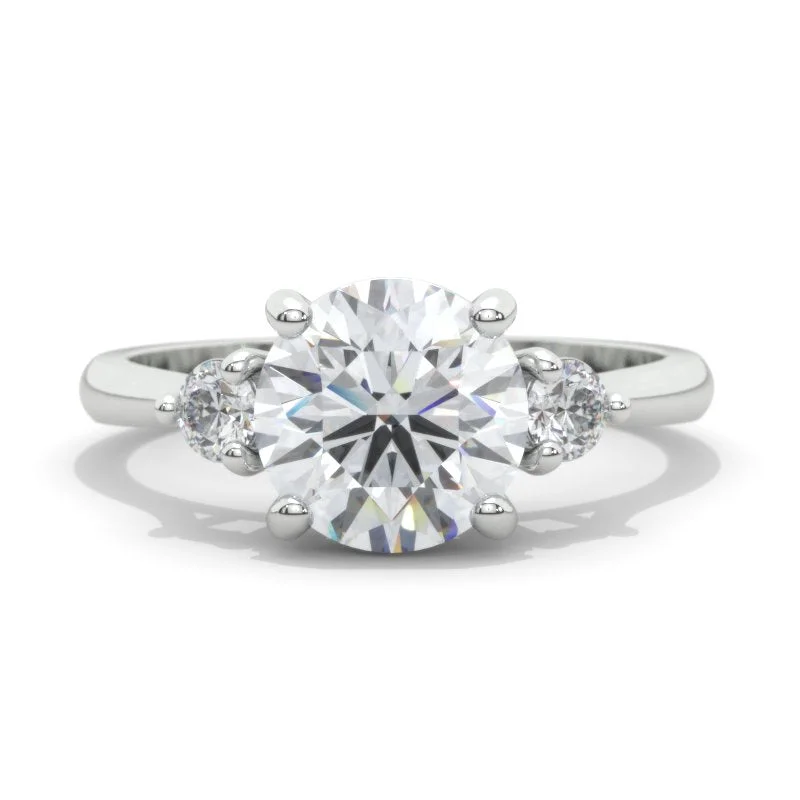 Men's Tanzanite Engagement Rings in Palladium with a Three - Stone Arrangement2 Carat Three Stone Giliarto Moissanite White Gold Engagement Ring Men's Tanzanite Engagement Rings in Palladium with a Three - Stone Arrangement2 Carat Three Stone Giliarto Moissanite White Gold Engagement Ring