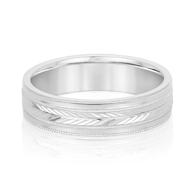 Men's sapphire - set rings for a royal blue hueMen's Wheat Pattern Band with Milgrain Men's sapphire - set rings for a royal blue hueMen's Wheat Pattern Band with Milgrain