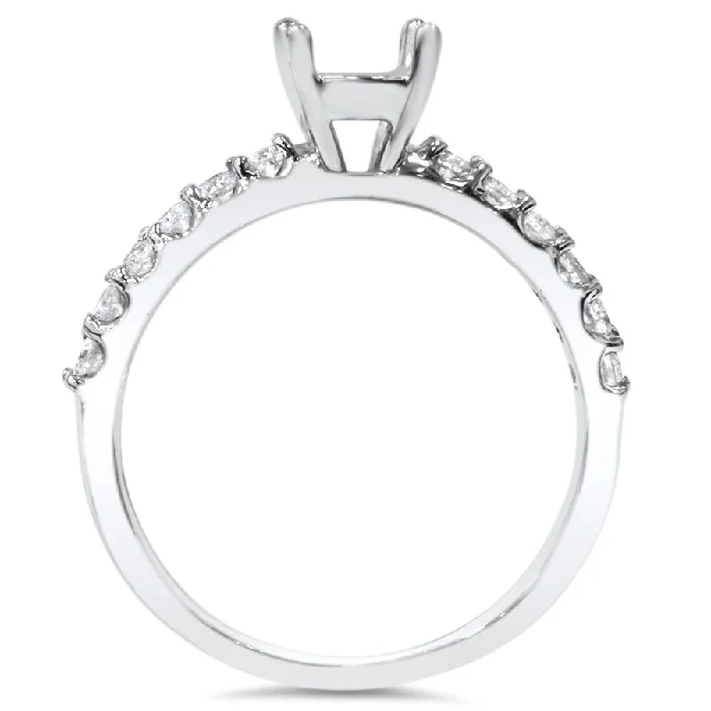 Pear - Shaped Women's Diamond Rings in Yellow Gold with a Single - Diamond Pendant Look1/3ct Half Eternity Diamond Ring White Gold