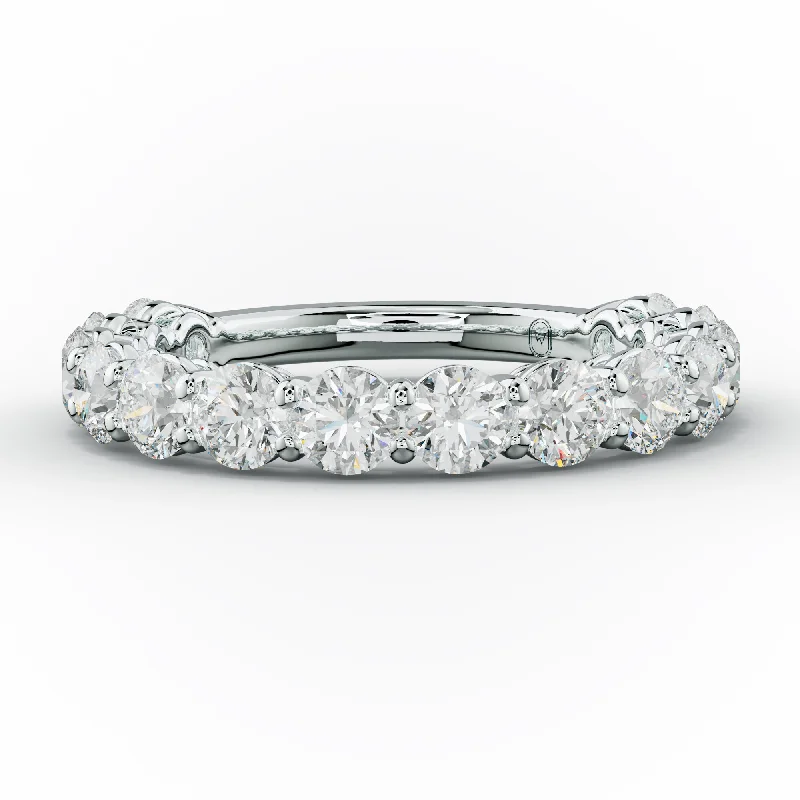 Solitaire diamond anniversary rings for a simple yet stunning look2.0 Carat Round Diamond Anniversary Band Solitaire diamond anniversary rings for a simple yet stunning look2.0 Carat Round Diamond Anniversary Band