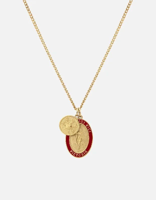 Boho - Style Women's Rings with Turquoise and Leather AccentsVictoria Necklace, Gold Vermeil/Red Boho - Style Women's Rings with Turquoise and Leather AccentsVictoria Necklace, Gold Vermeil/Red