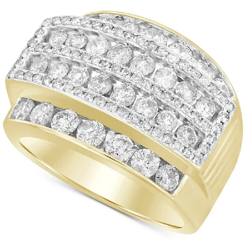 Women's Diamond Rings with Amethyst and Diamond Combinations for a Purple - Hued Elegance3Ct Men's Diamond Cluster Ring 10k Yellow Gold Women's Diamond Rings with Amethyst and Diamond Combinations for a Purple - Hued Elegance3Ct Men's Diamond Cluster Ring 10k Yellow Gold