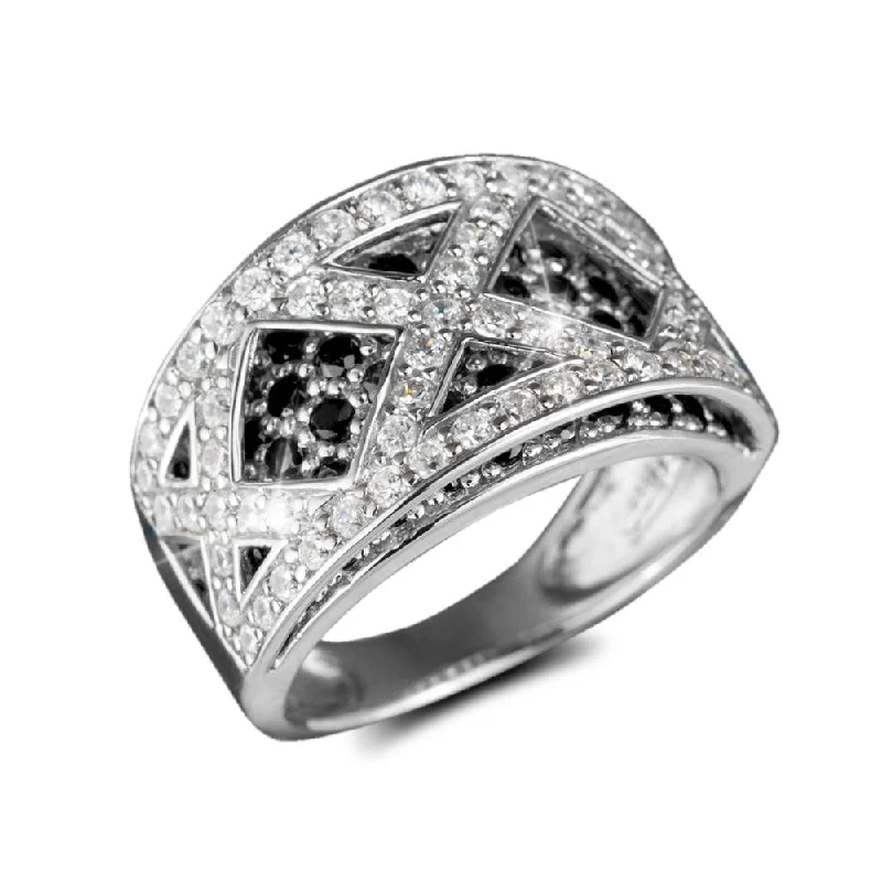 Women's Rings with Birthstones for a Personalized TouchCrisscross Ring