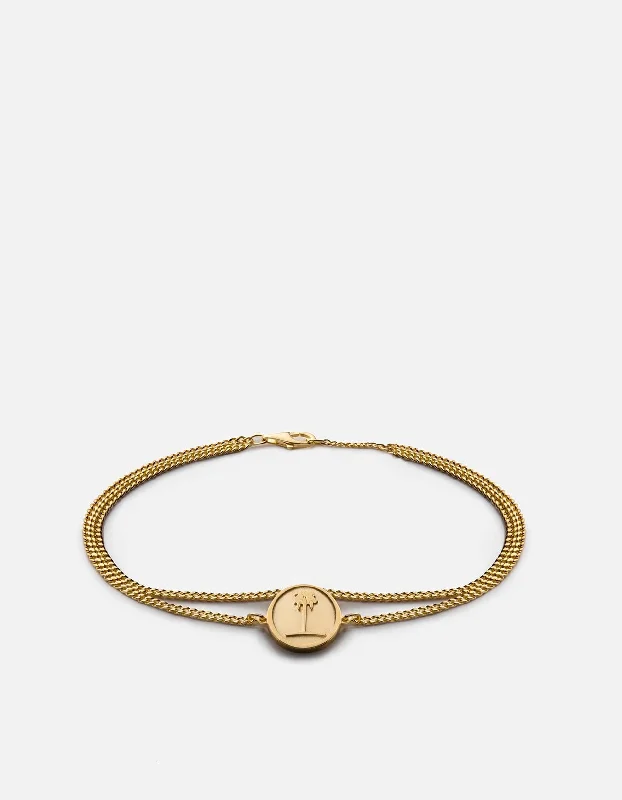 Engagement - Inspired Women's Rings with a Halo of Small DiamondsPalm Tree Bracelet, Gold Vermeil Engagement - Inspired Women's Rings with a Halo of Small DiamondsPalm Tree Bracelet, Gold Vermeil