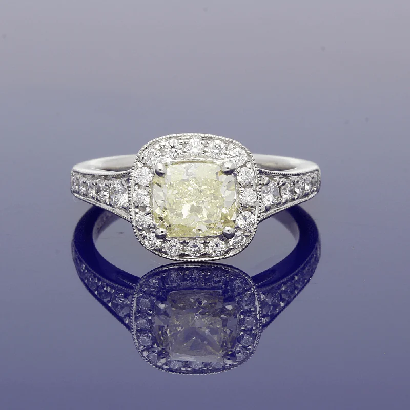 Men's Amethyst Engagement Rings in Sterling Silver with a Contemporary Geometric SettingPlatinum Natural Yellow & White Diamond Halo Cluster Ring Men's Amethyst Engagement Rings in Sterling Silver with a Contemporary Geometric SettingPlatinum Natural Yellow & White Diamond Halo Cluster Ring