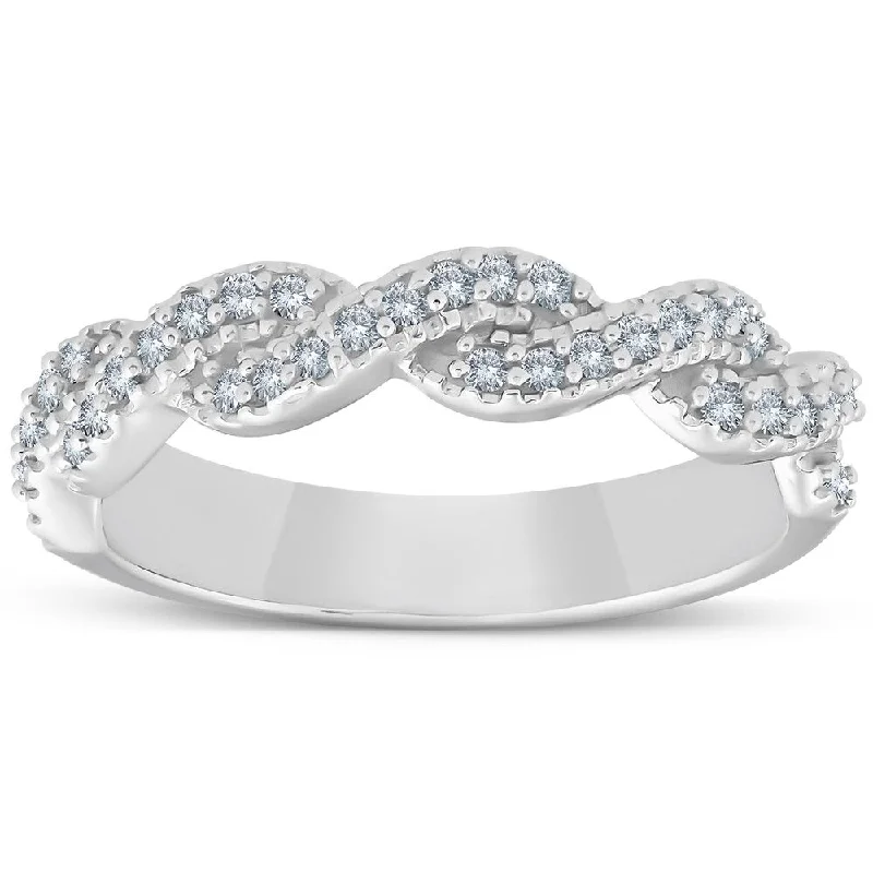 Pear - Shaped Women's Diamond Rings in Yellow Gold with a Single - Diamond Pendant Look1/3 Ct Diamond Infinity Womens Wedding Anniversary Ring 14k White Gold Band Pear - Shaped Women's Diamond Rings in Yellow Gold with a Single - Diamond Pendant Look1/3 Ct Diamond Infinity Womens Wedding Anniversary Ring 14k White Gold Band