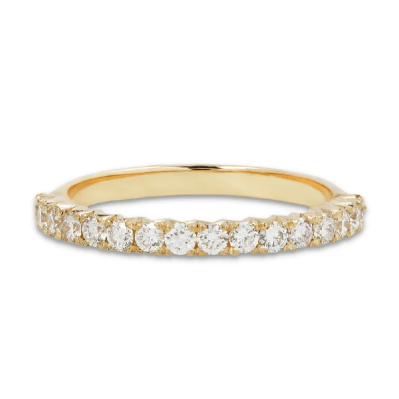 Vintage - Style Women's Diamond Rings with Floral - Engraved Bands and Multiple Diamond AccentsYellow Gold & Diamond Band - "Avignon" Vintage - Style Women's Diamond Rings with Floral - Engraved Bands and Multiple Diamond AccentsYellow Gold & Diamond Band - "Avignon"