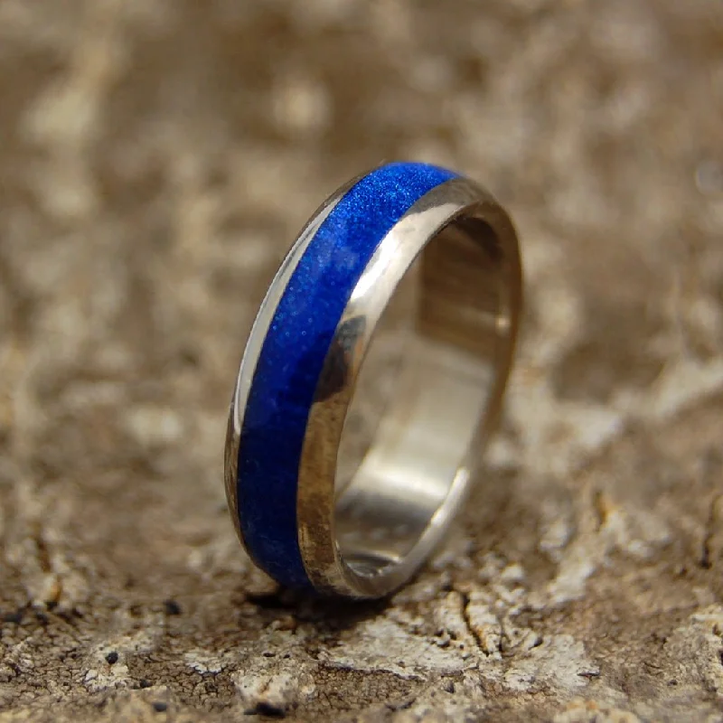 Silicone Women's Rings for a Comfortable and Durable OptionSparkling Sapphire Sea Dome | Men's Blue Resin & Titanium Wedding Ring Silicone Women's Rings for a Comfortable and Durable OptionSparkling Sapphire Sea Dome | Men's Blue Resin & Titanium Wedding Ring