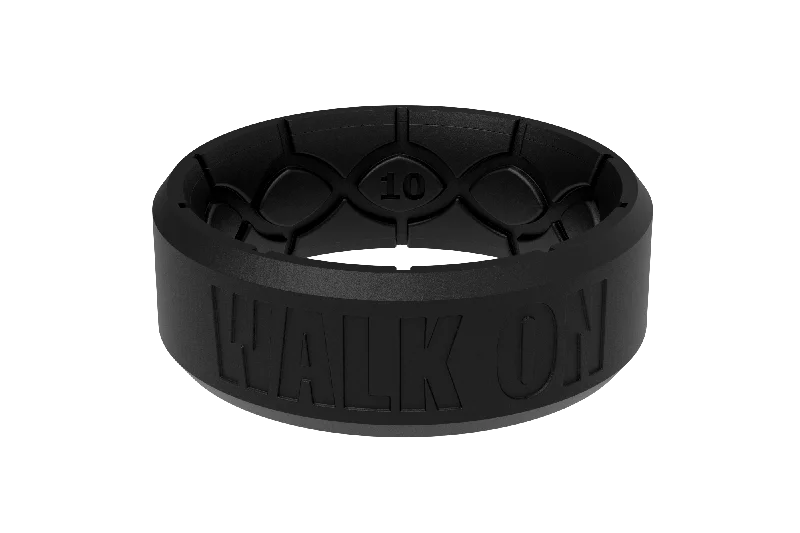 Men's magnetic rings for potential health benefitsMichael Chandler WALK ON Engraved Edge Ring Men's magnetic rings for potential health benefitsMichael Chandler WALK ON Engraved Edge Ring