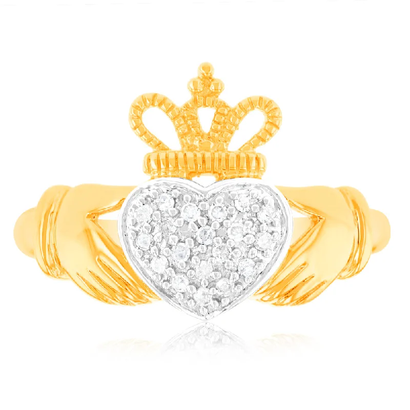 Iolite Gemstone Rings in 10K Gold with a Twisted Band for a Distinctive and Stylish Accessory1/10 Carat Diamond Ring in 9ct Yellow Gold Iolite Gemstone Rings in 10K Gold with a Twisted Band for a Distinctive and Stylish Accessory1/10 Carat Diamond Ring in 9ct Yellow Gold