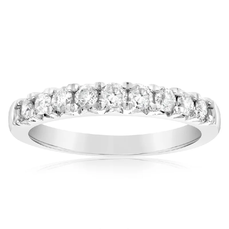 Sapphire Gemstone Rings in 18K White Gold with Diamond Accents for an Elegant Engagement1/2 Carat Diamond Eternity Ring in 10ct White Gold Sapphire Gemstone Rings in 18K White Gold with Diamond Accents for an Elegant Engagement1/2 Carat Diamond Eternity Ring in 10ct White Gold