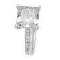 Oval Cut Engagement Rings in Palladium with a Hidden Halo for a Surprise Sparkle3.5 Carat Princess Cut Cubic Zirconia Center Stone Engagement Ring Micro Pave Eternity Shank 14K White Gold Oval Cut Engagement Rings in Palladium with a Hidden Halo for a Surprise Sparkle3.5 Carat Princess Cut Cubic Zirconia Center Stone Engagement Ring Micro Pave Eternity Shank 14K White Gold