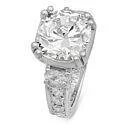 Marquise Cut Engagement Rings with a Channel - Set Diamond Band6 Carat High Quality Cushion Cut Engagement Ring Eternity Style Shank 14K White Gold Marquise Cut Engagement Rings with a Channel - Set Diamond Band6 Carat High Quality Cushion Cut Engagement Ring Eternity Style Shank 14K White Gold