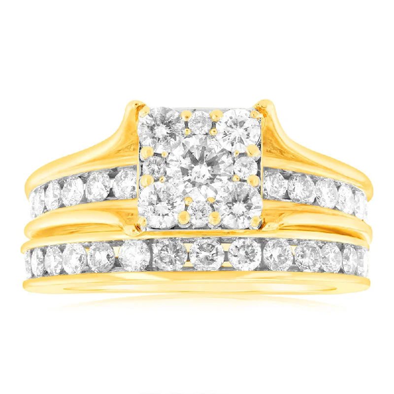 Agate Gemstone Rings in Sterling Silver with a Mosaic - Inspired Inlay for a Bohemian Style9ct Yellow Gold 1.5 Carat Diamond 2 Ring Bridal Set Agate Gemstone Rings in Sterling Silver with a Mosaic - Inspired Inlay for a Bohemian Style9ct Yellow Gold 1.5 Carat Diamond 2 Ring Bridal Set