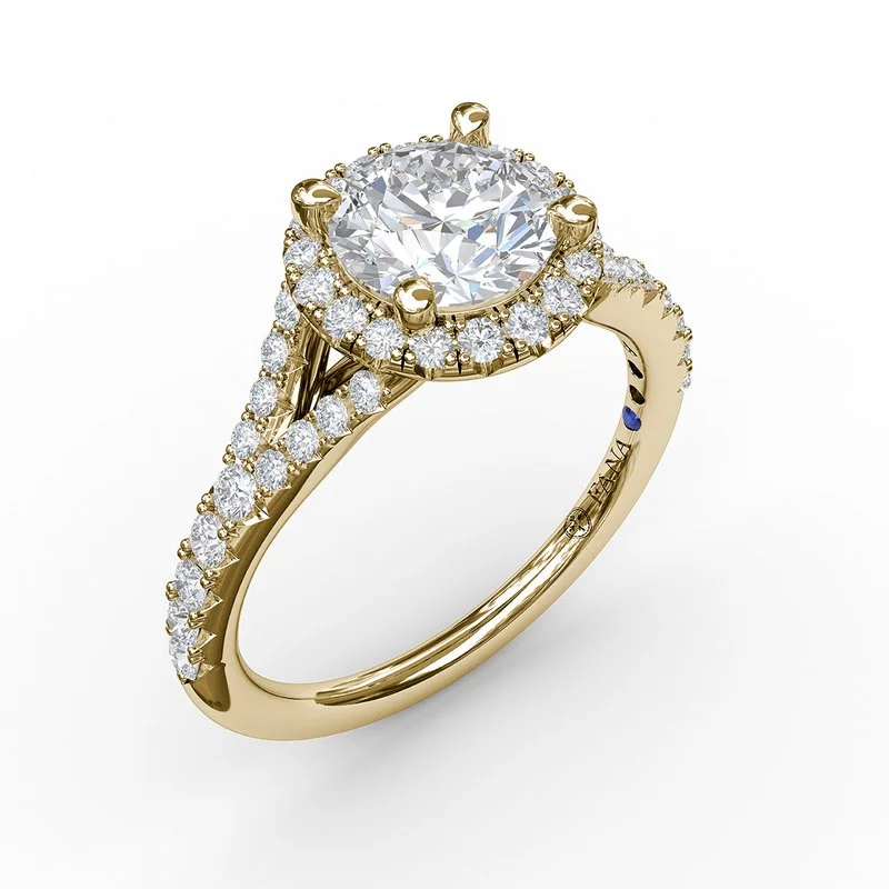 Oval Cut Engagement Rings in Palladium with a Hidden Halo for a Surprise SparkleClassic Diamond Halo Engagement Ring with a Subtle Split Band Oval Cut Engagement Rings in Palladium with a Hidden Halo for a Surprise SparkleClassic Diamond Halo Engagement Ring with a Subtle Split Band