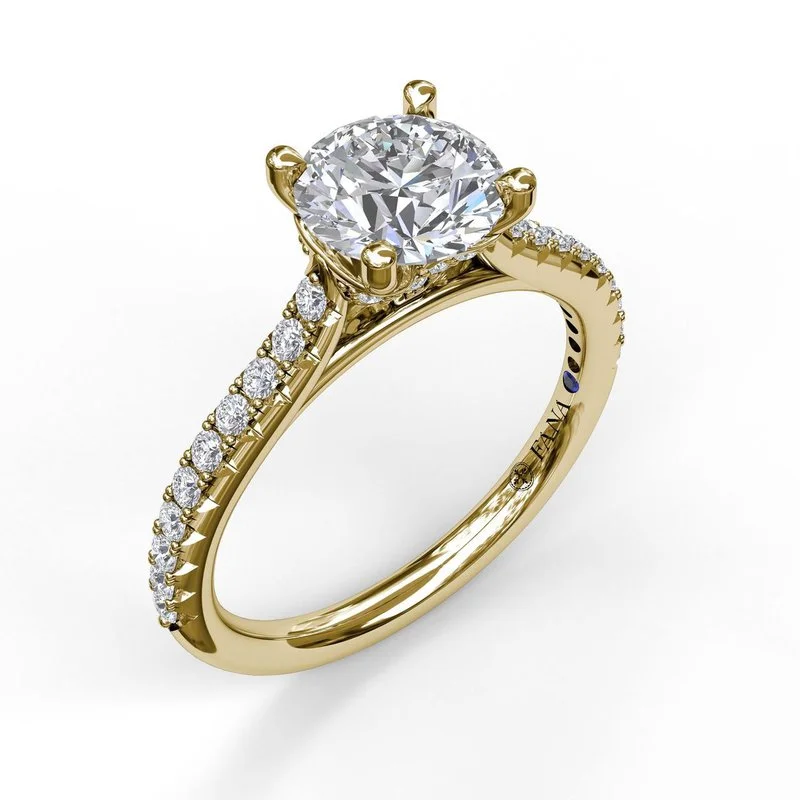 Classic Round Cut Engagement Rings with Platinum Prongs and Halo Setting for Timeless EleganceDelicate Classic Engagement Ring with Delicate Side Detail Classic Round Cut Engagement Rings with Platinum Prongs and Halo Setting for Timeless EleganceDelicate Classic Engagement Ring with Delicate Side Detail
