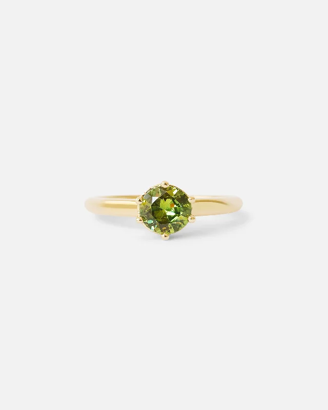 Cluster Engagement Rings with Multiple Small Diamonds Arranged in a Stunning DesignLeigh / Round Sapphire Ring Cluster Engagement Rings with Multiple Small Diamonds Arranged in a Stunning DesignLeigh / Round Sapphire Ring