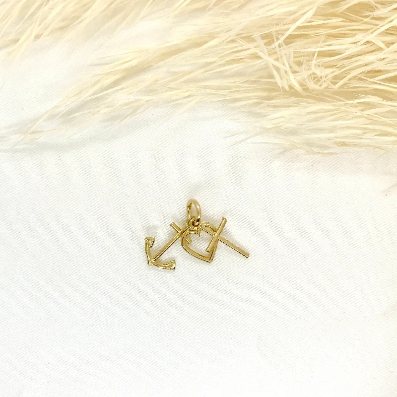 Hand - Carved Jade Buddha Pendant for Spiritual and Cultural Significance10k Gold Hope, Faith and Charity Pendant Hand - Carved Jade Buddha Pendant for Spiritual and Cultural Significance10k Gold Hope, Faith and Charity Pendant