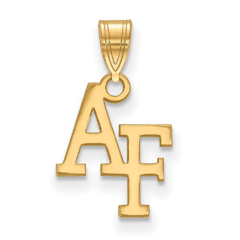 Dainty Gold - Plated Angel Wing Pendant Necklace for Sensitive Skin Owners10k Yellow Gold Air force Academy Small 'AF' Pendant Dainty Gold - Plated Angel Wing Pendant Necklace for Sensitive Skin Owners10k Yellow Gold Air force Academy Small 'AF' Pendant