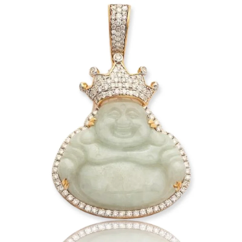 3D - Printed Polymer Clay Animal - Print Pendant for a Fun and Quirky Accessory10KY 1.65CTW DIAMOND KING BUDDHA JADE PENDANT 3D - Printed Polymer Clay Animal - Print Pendant for a Fun and Quirky Accessory10KY 1.65CTW DIAMOND KING BUDDHA JADE PENDANT