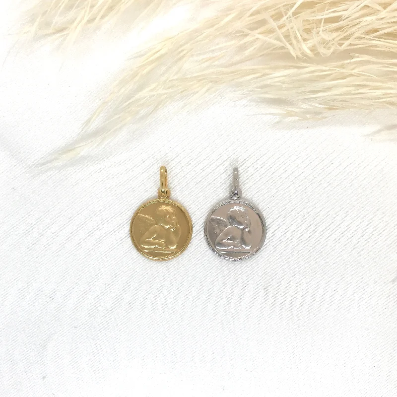 Antique - Brass - Finished Compass Pendant for Travelers and ExplorersEngravable- 10k Gold Angel Cherub Pendant Antique - Brass - Finished Compass Pendant for Travelers and ExplorersEngravable- 10k Gold Angel Cherub Pendant