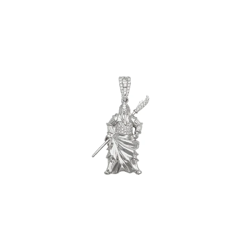 Heart - Shaped Garnet Pendant Necklace with a Pearl - Accented Chain for a Romantic Valentine's DayDiamond General Guan Yu 關羽 Pendant (18K) Heart - Shaped Garnet Pendant Necklace with a Pearl - Accented Chain for a Romantic Valentine's DayDiamond General Guan Yu 關羽 Pendant (18K)