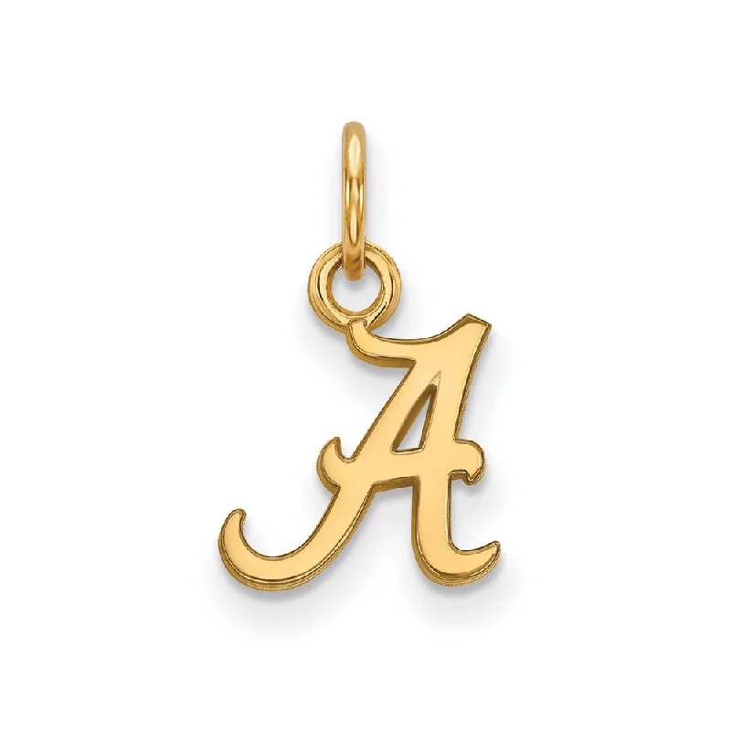 Double - Sided Pendant Necklace with a Photo Insert for Memory - Keepers10k Yellow Gold U. of Alabama XS (Tiny) Initial A Charm or Pendant Double - Sided Pendant Necklace with a Photo Insert for Memory - Keepers10k Yellow Gold U. of Alabama XS (Tiny) Initial A Charm or Pendant