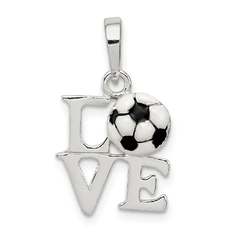 Heart - Shaped Garnet Pendant Necklace with a Pearl - Accented Chain for a Romantic Valentine's DaySterling Silver and Enameled Love Script Soccer Ball Pendant Heart - Shaped Garnet Pendant Necklace with a Pearl - Accented Chain for a Romantic Valentine's DaySterling Silver and Enameled Love Script Soccer Ball Pendant