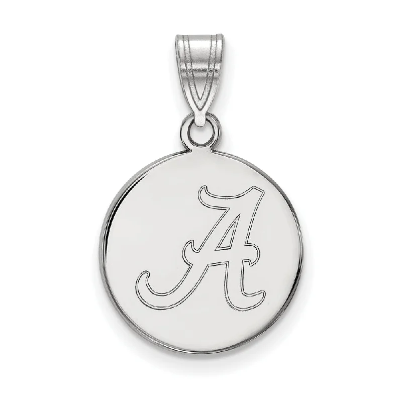 Magnetic - Closure Pendant Necklace with a Hidden Compartment for Secret KeepersSterling Silver U. of Alabama Medium Initial A Disc Pendant Magnetic - Closure Pendant Necklace with a Hidden Compartment for Secret KeepersSterling Silver U. of Alabama Medium Initial A Disc Pendant