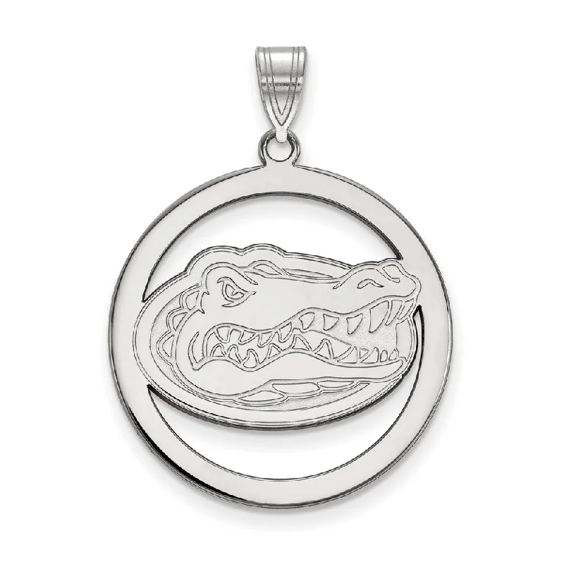 Antique - Inspired Filigree - Worked Cross Pendant Necklace for Religious CeremoniesSterling Silver U. of Florida XL Circle Pendant Antique - Inspired Filigree - Worked Cross Pendant Necklace for Religious CeremoniesSterling Silver U. of Florida XL Circle Pendant
