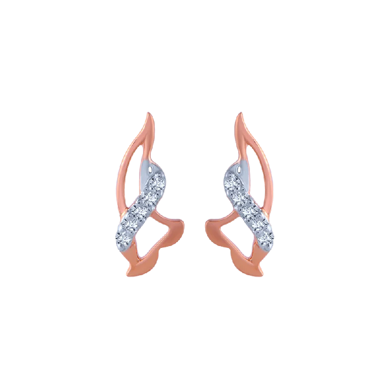 Amethyst - Gemstone Stud Earrings in Purple for a Sophisticated and Birthstone - Inspired Piece18KT (750) Rose Gold And Diamond Stud Earrings For Women Amethyst - Gemstone Stud Earrings in Purple for a Sophisticated and Birthstone - Inspired Piece18KT (750) Rose Gold And Diamond Stud Earrings For Women