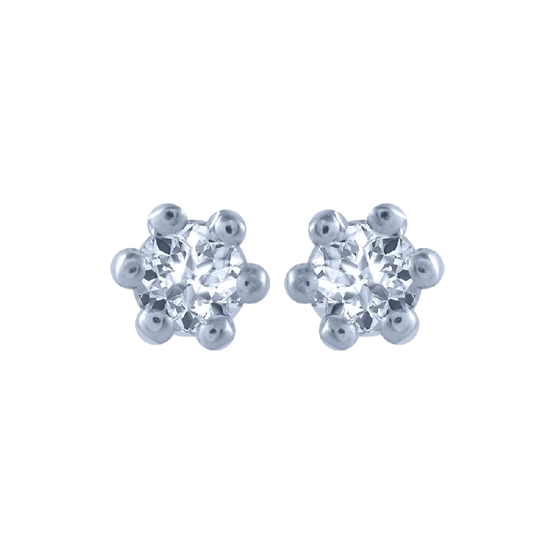 Rainbow - Colored Enameled Butterfly Stud Earrings for a Playful and Colorful Statement18KT (750) White Gold And Diamond Stud Earrings For Women Rainbow - Colored Enameled Butterfly Stud Earrings for a Playful and Colorful Statement18KT (750) White Gold And Diamond Stud Earrings For Women