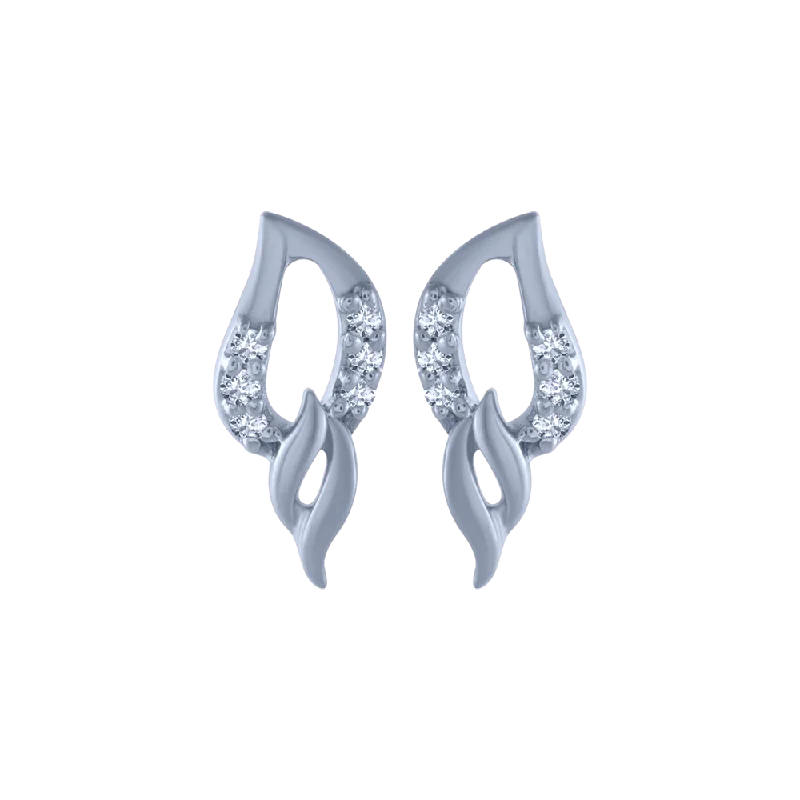Hypoallergenic Sterling Silver Star - Studded Stud Earrings for Sensitive Ears18KT (750) White Gold And Diamond Stud Earrings For Women Hypoallergenic Sterling Silver Star - Studded Stud Earrings for Sensitive Ears18KT (750) White Gold And Diamond Stud Earrings For Women