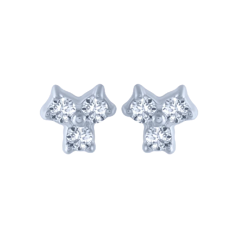 Adjustable - Back Crystal Stud Earrings in Clear for a Sparkling and Versatile Piece18KT (750) Yellow Gold And Diamond Stud Earrings For Women Adjustable - Back Crystal Stud Earrings in Clear for a Sparkling and Versatile Piece18KT (750) Yellow Gold And Diamond Stud Earrings For Women