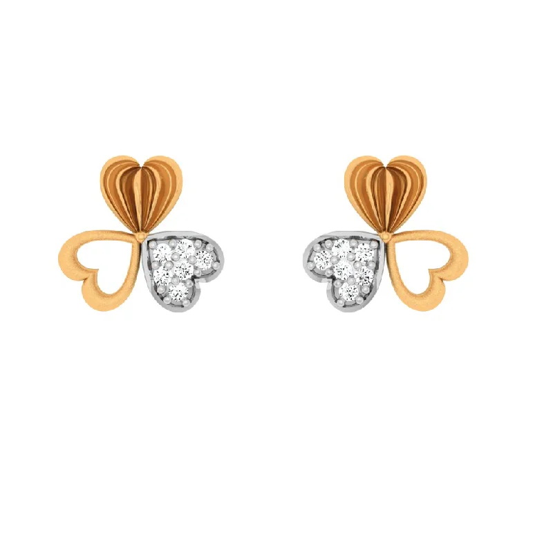 Pearl - Set Minimalist Stud Earrings in White for a Classic and Elegant Appearance18KT Gold And Diamond Earrings For Women That Suits You For Everyday Pearl - Set Minimalist Stud Earrings in White for a Classic and Elegant Appearance18KT Gold And Diamond Earrings For Women That Suits You For Everyday